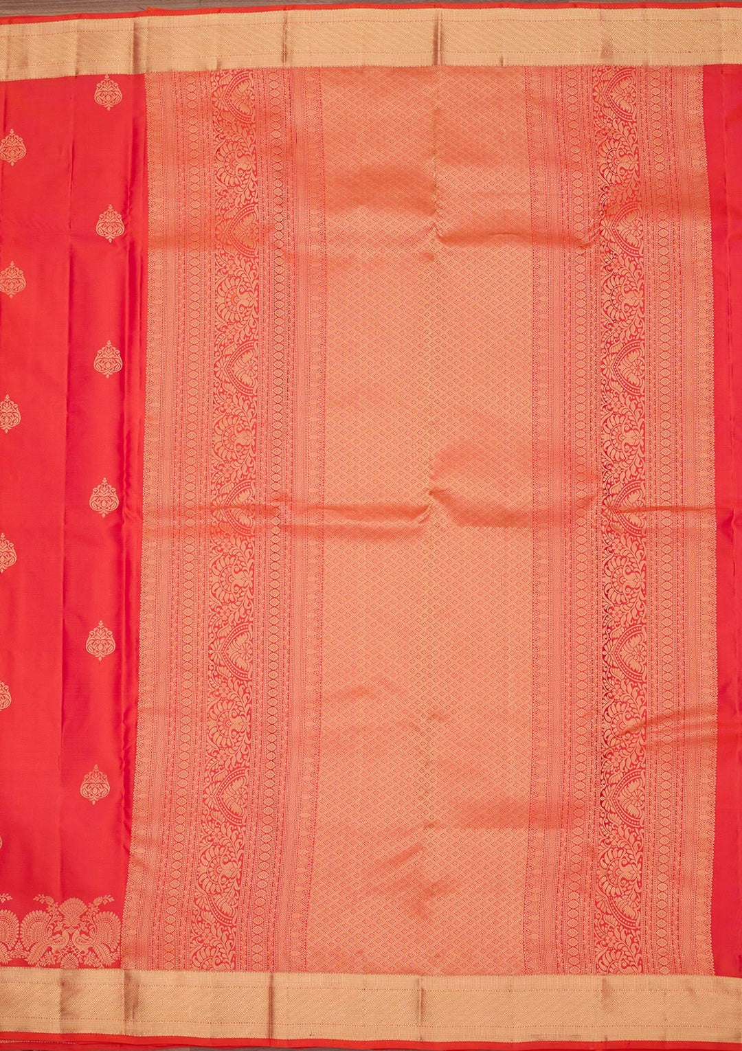 Red Zariwork Pure Silk Saree