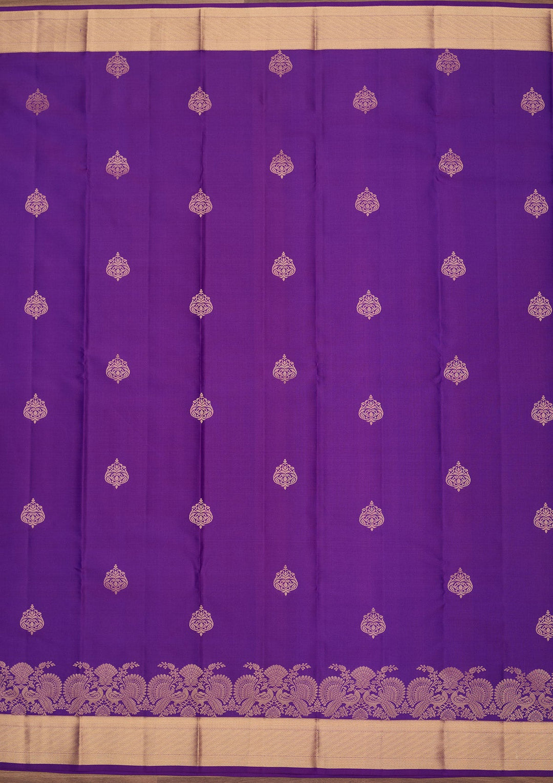 Royal Blue Zariwork Pure Silk Saree