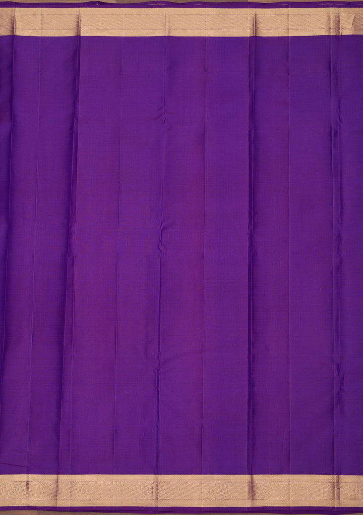 Royal Blue Zariwork Pure Silk Saree