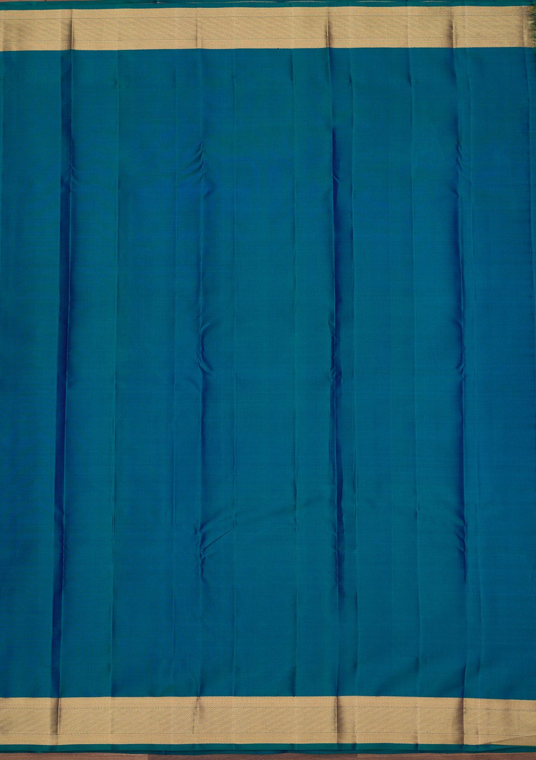 Turquoise Blue Zariwork Pure Silk Saree