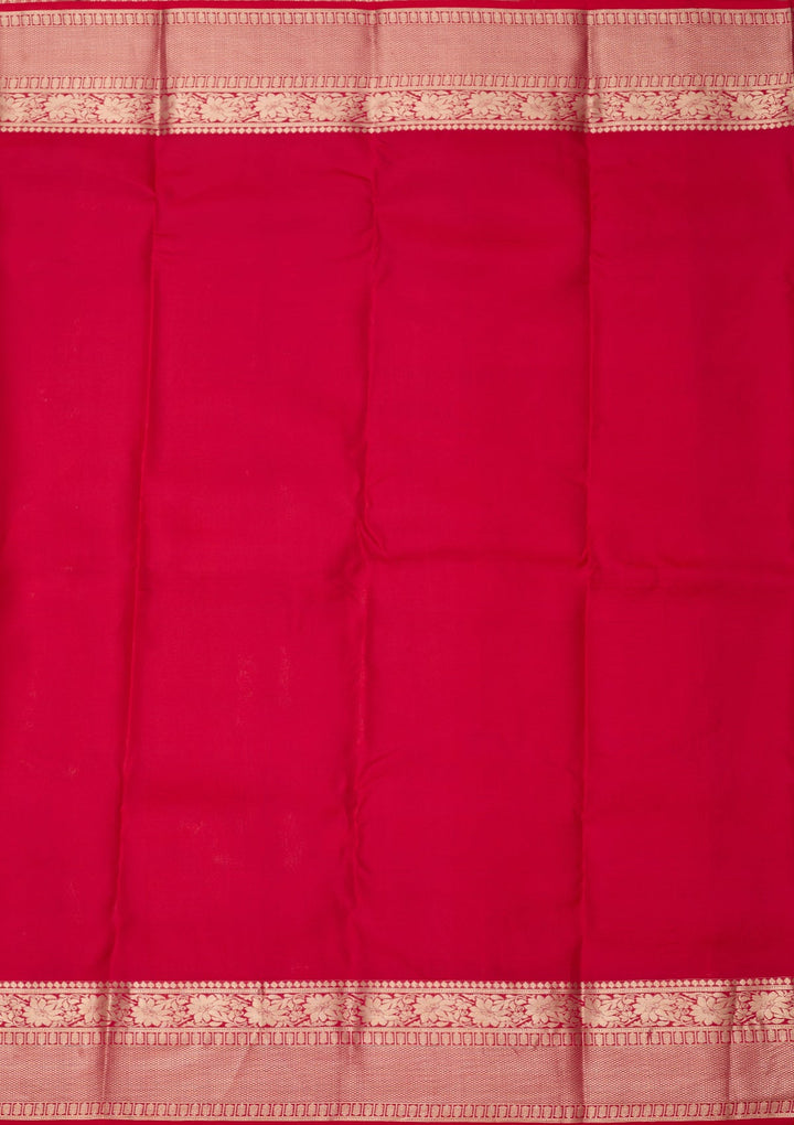 Rani Pink Zariwork (Gold) Pure Silk Silk_Saree