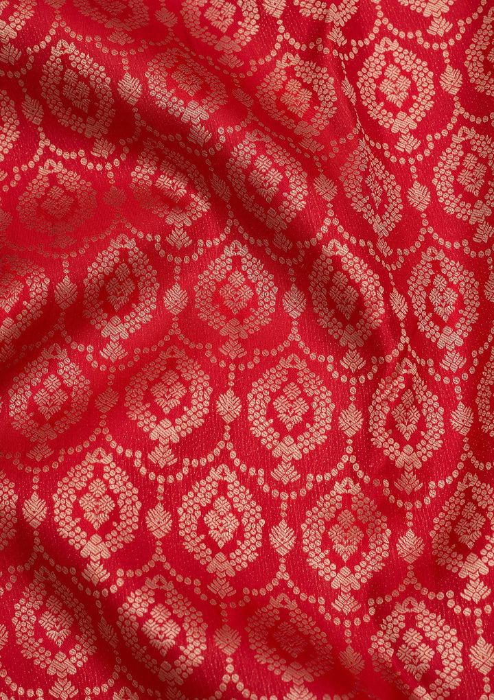 Red Zariwork Pure Silk Saree