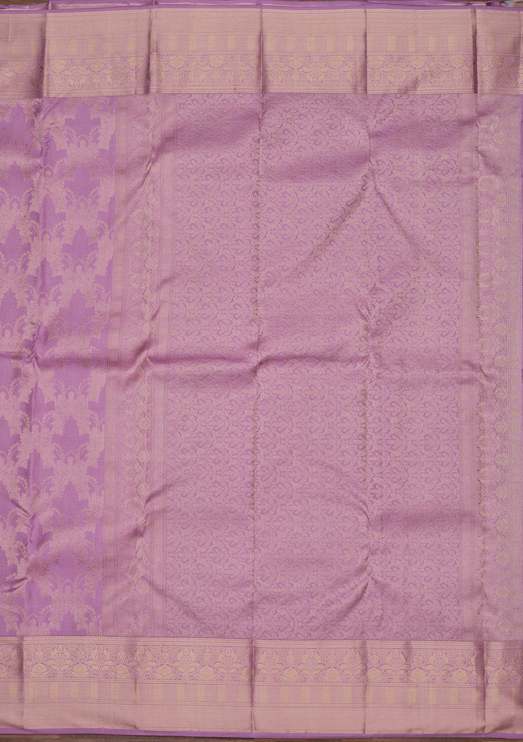 Lavender Zariwork Pure Silk Saree