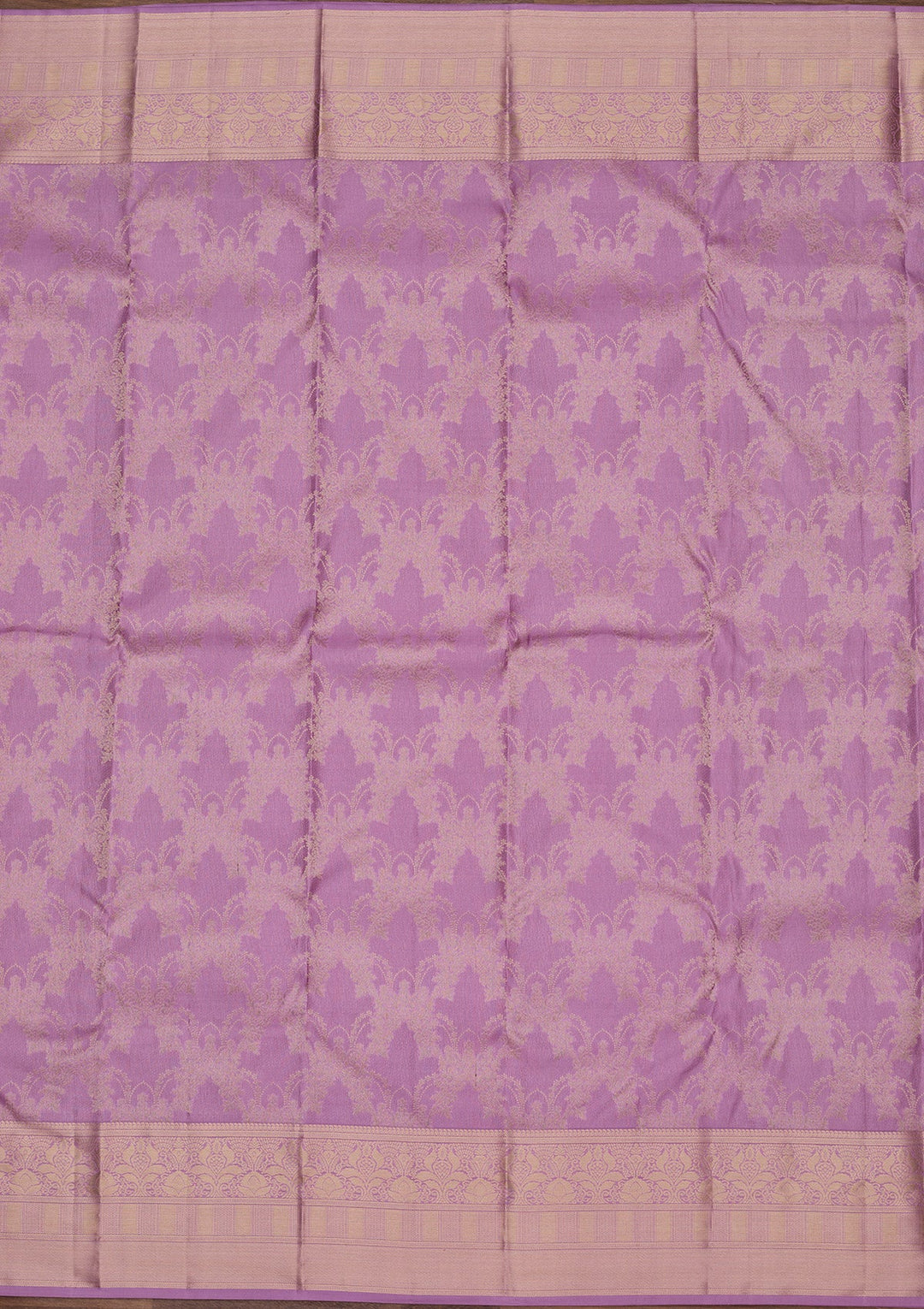 Lavender Zariwork Pure Silk Saree