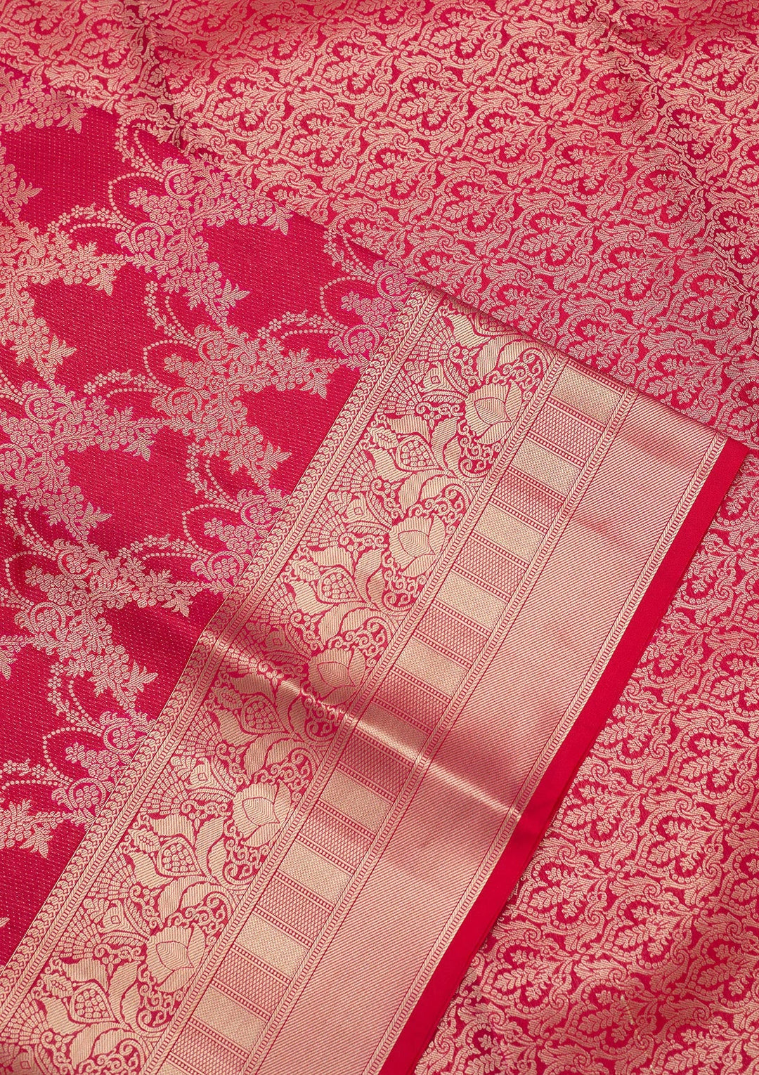 Red Zariwork Pure Silk Saree