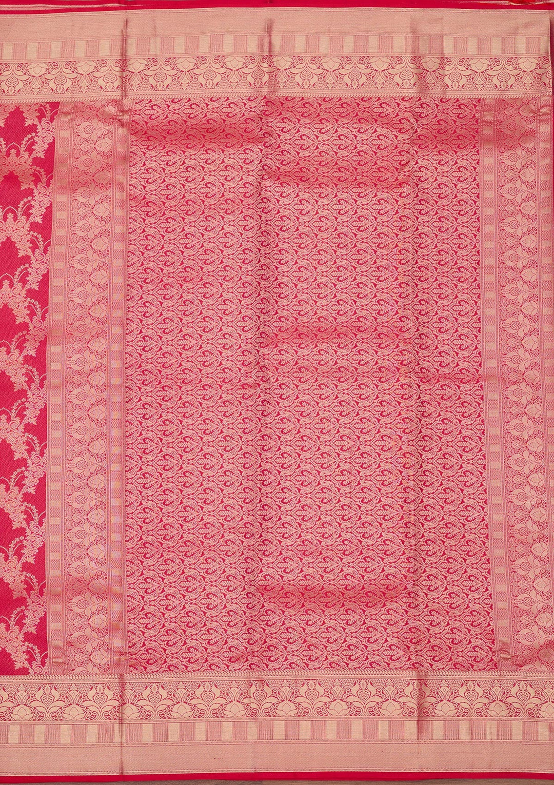 Red Zariwork Pure Silk Saree