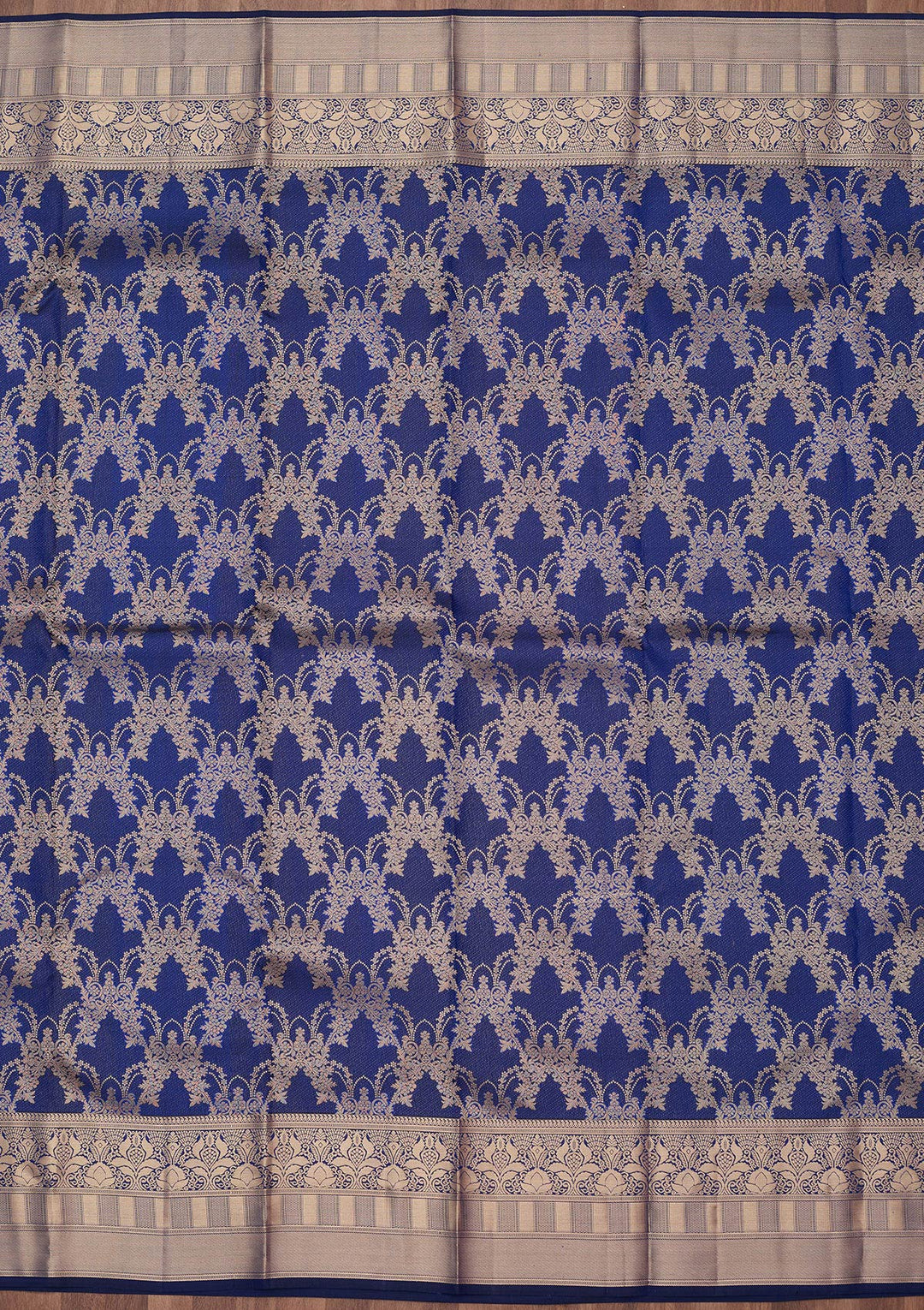 Royal Blue Zariwork (Gold) Pure Silk Silk_Saree