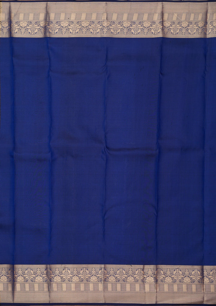 Royal Blue Zariwork (Gold) Pure Silk Silk_Saree