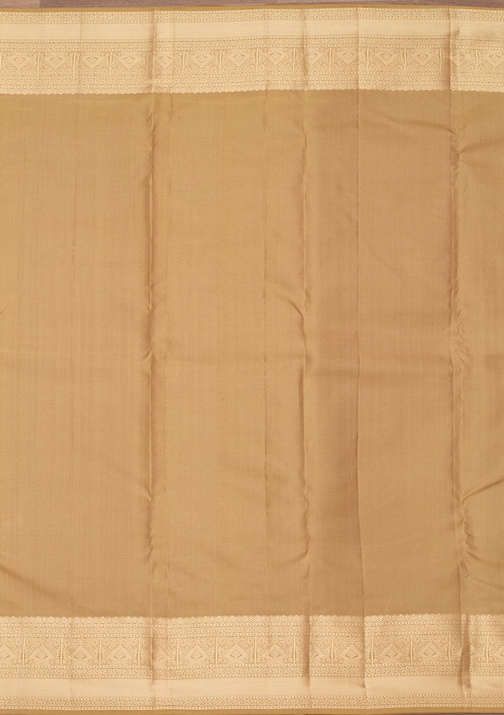 Mehendi Kanjivaram Pure Silk Saree