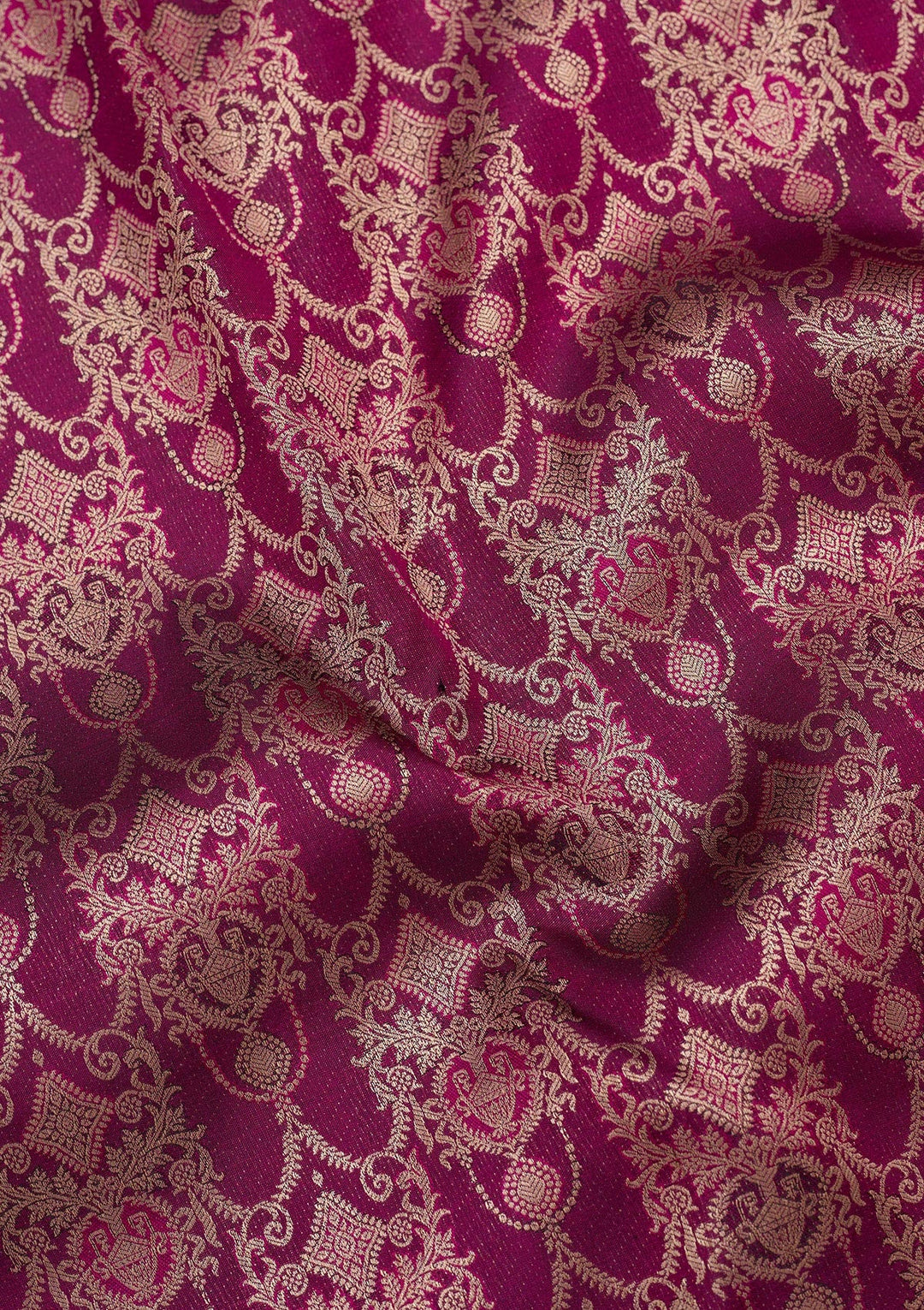 Purple Zariwork Pure Silk Saree