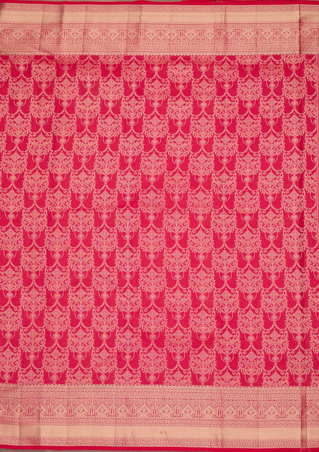 Rani Pink Kanjivaram Pure Silk Saree