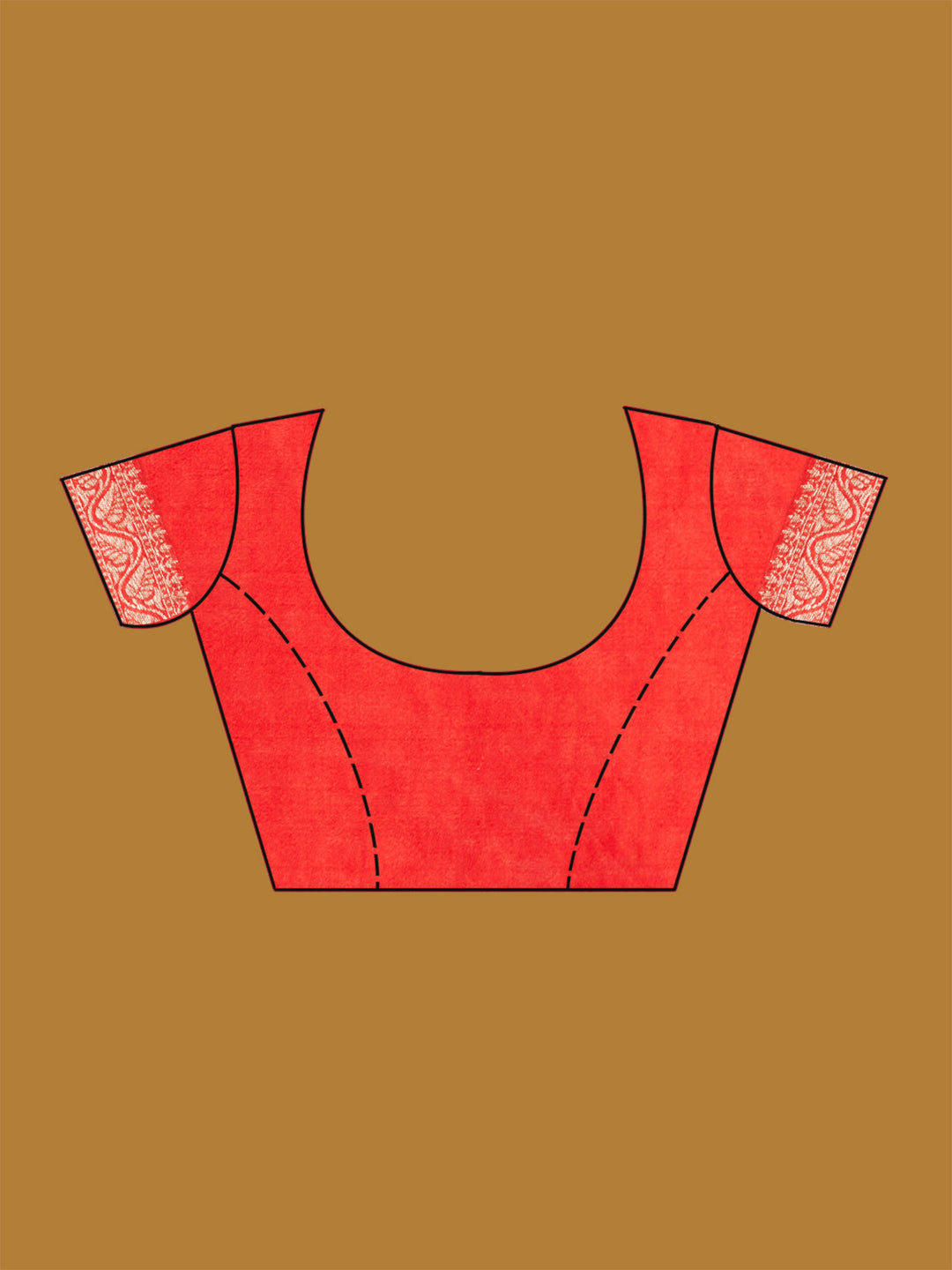 Red Zariwork (Gold) Silk Saree