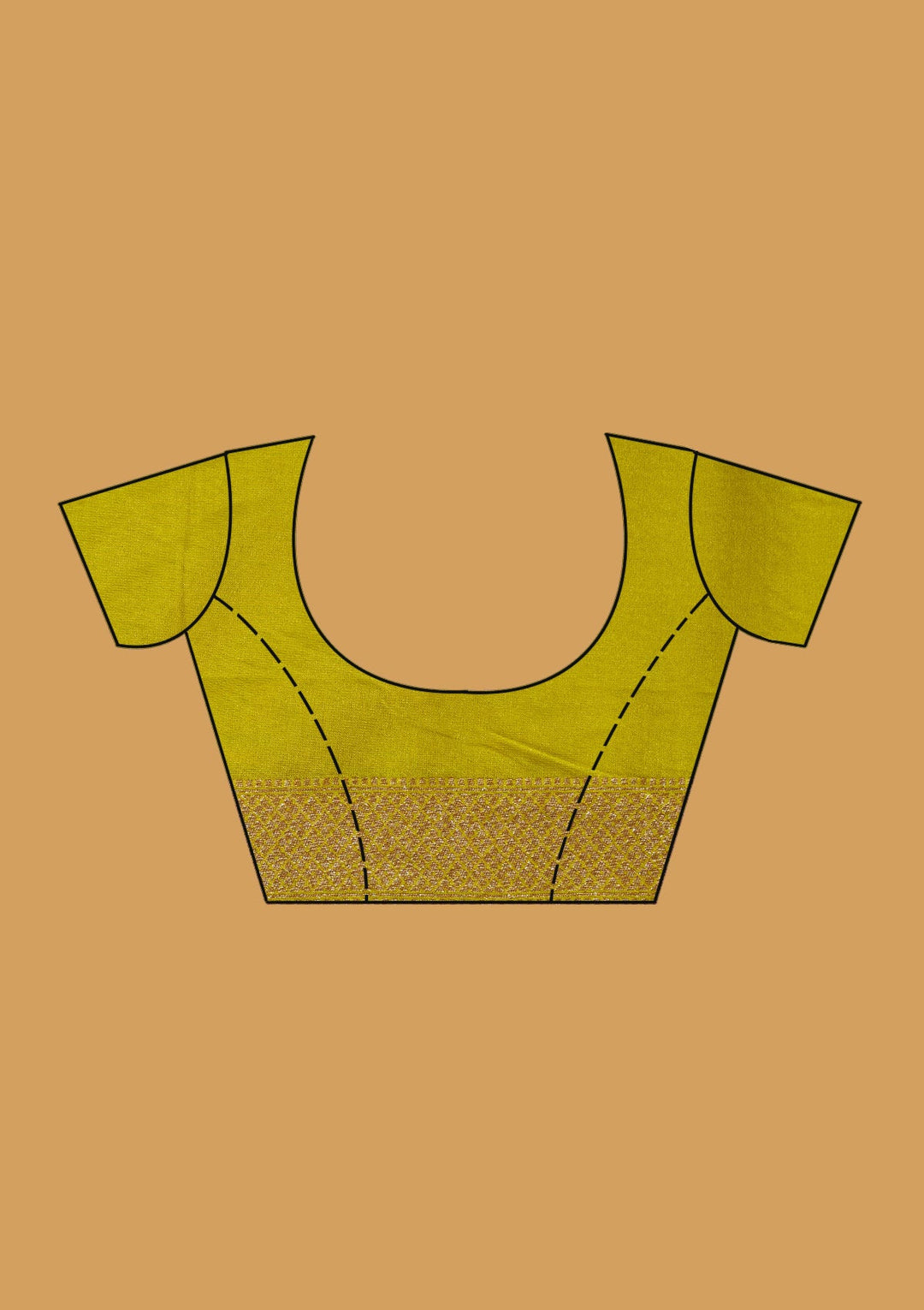 Mehandi Green Zariwork (Gold) Art Silk Saree