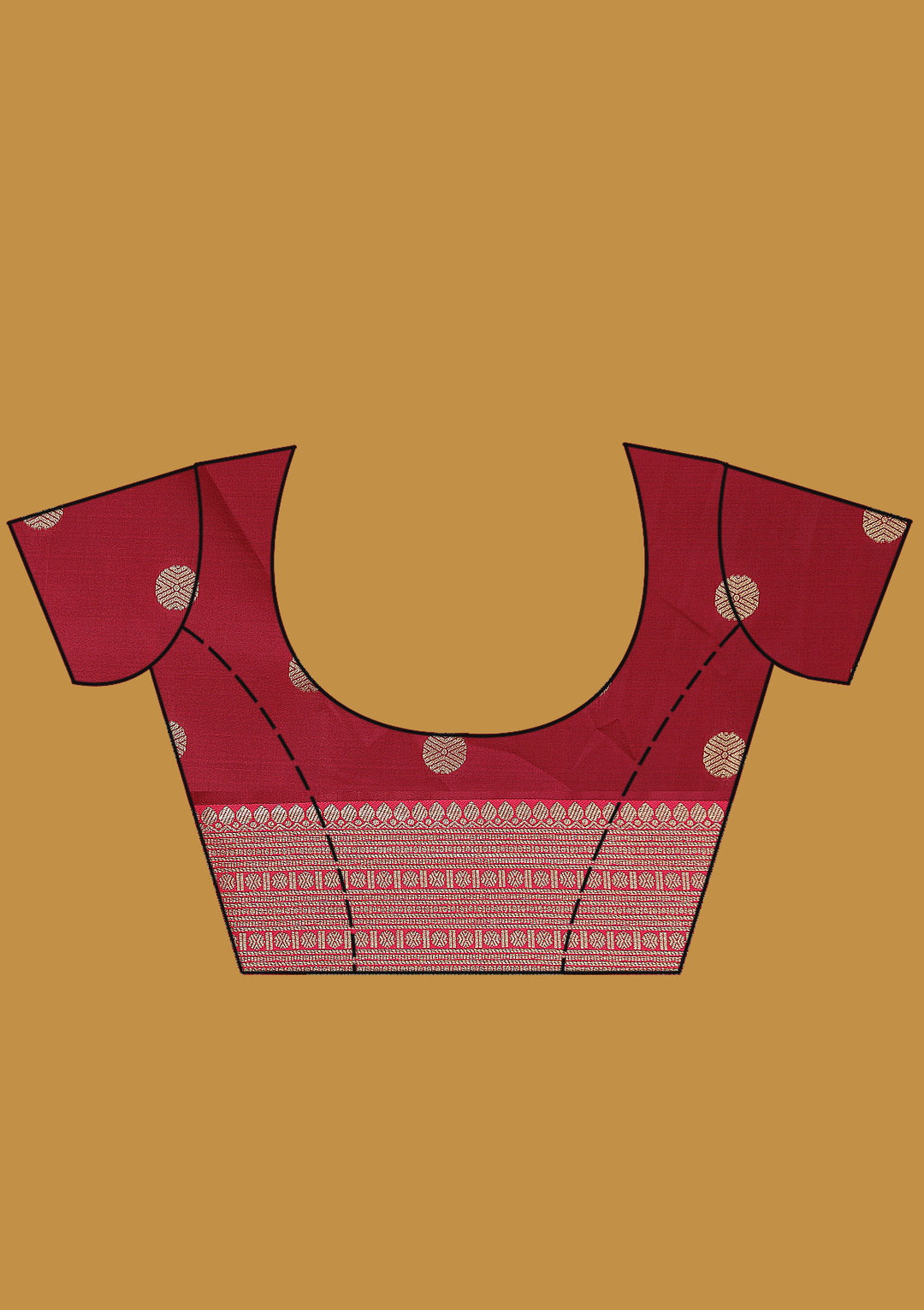 Black Zariwork (Gold) Silk Silk Saree