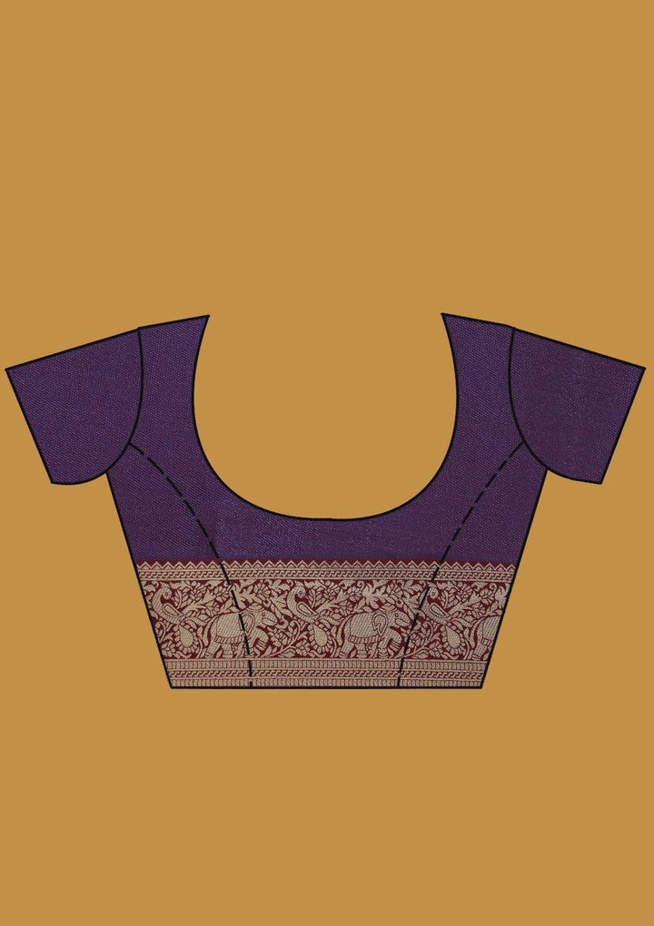 Onion Pink Zariwork (Gold) Silk Silk Saree