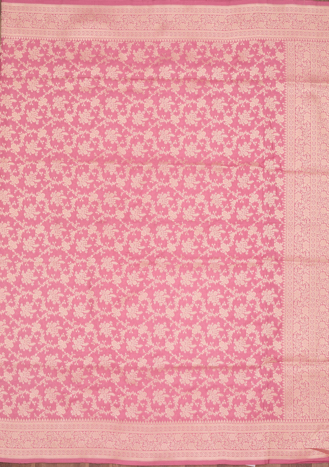 Pink Zariwork Pure Silk Saree-koskii