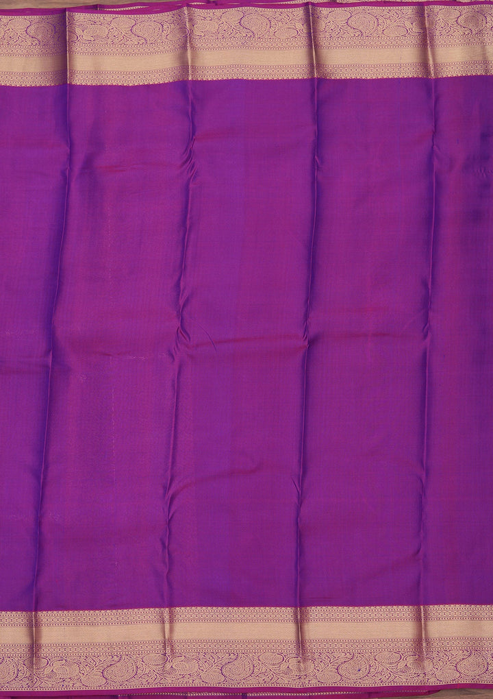 Royal Blue Zariwork Pure Silk Saree