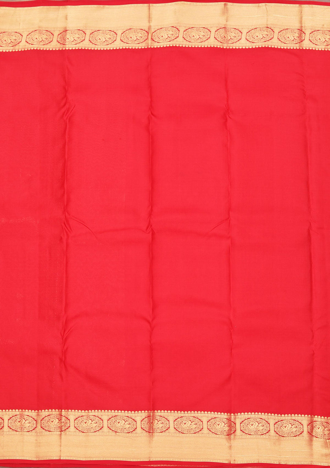 Red Zariwork Pure Silk Saree