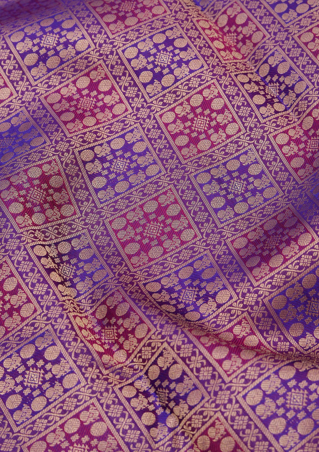 Royal Blue Zariwork Pure Silk Saree