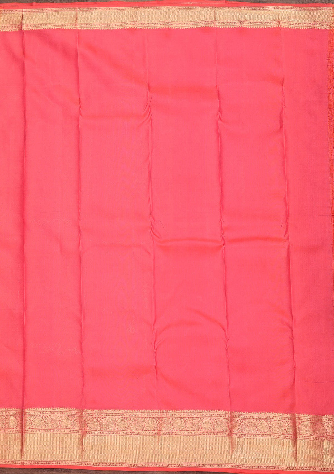 Peach Zariwork Pure Silk Saree