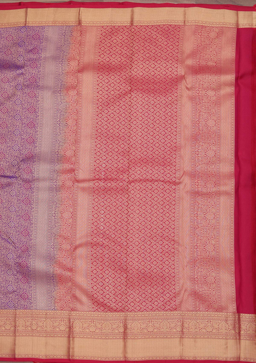 Royal Blue Zariwork Pure Silk Saree-koskii