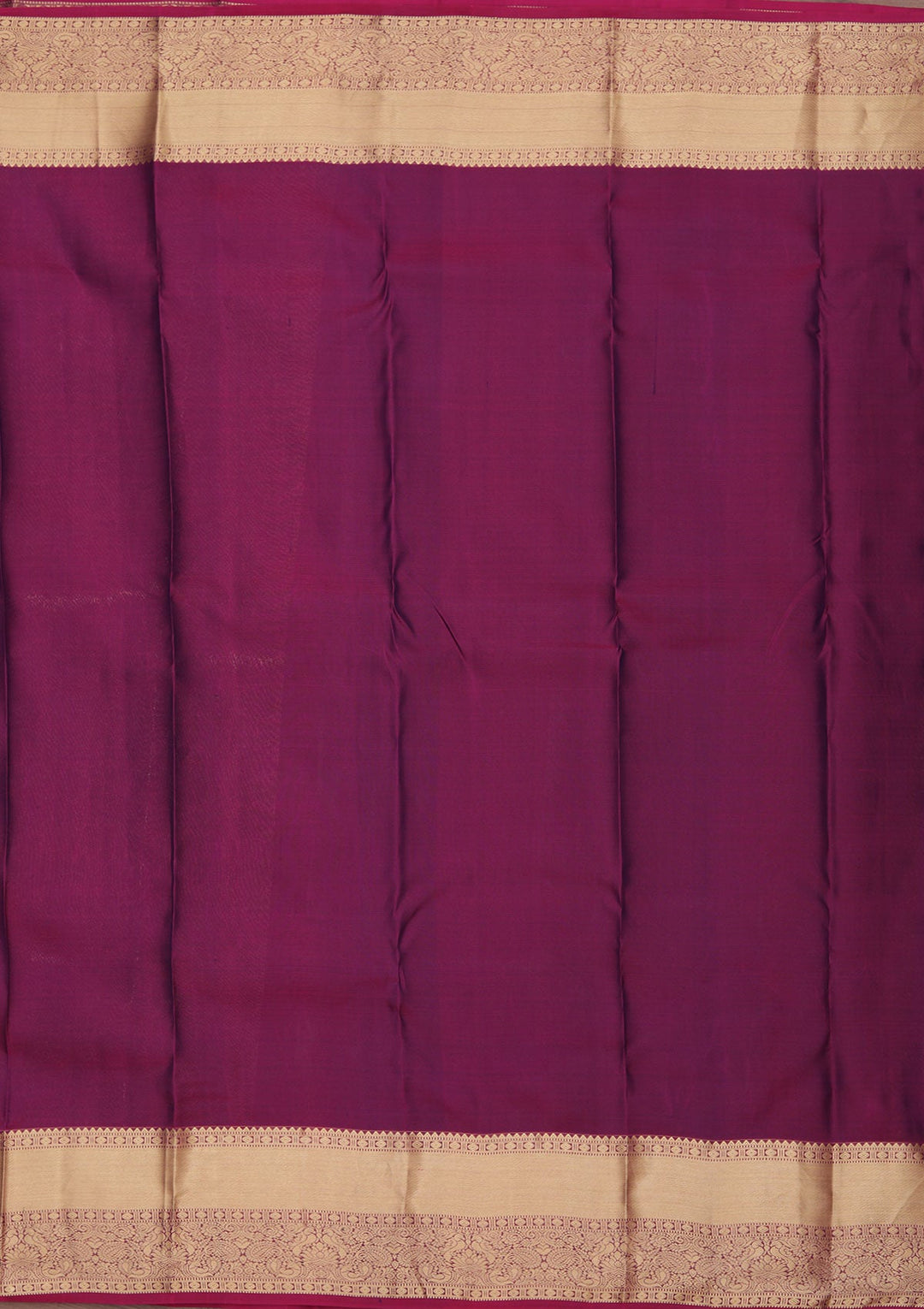 Bottle Green Zariwork Pure Silk Saree-koskii