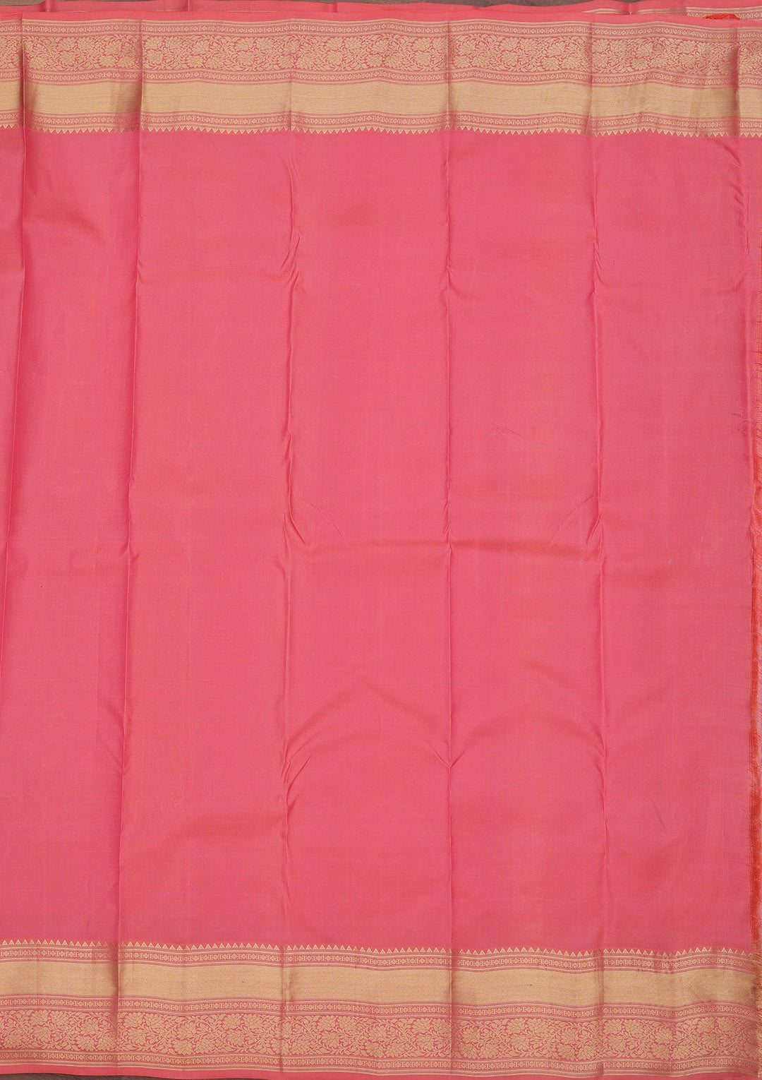 Onion Pink Zariwork Pure Silk Saree-koskii