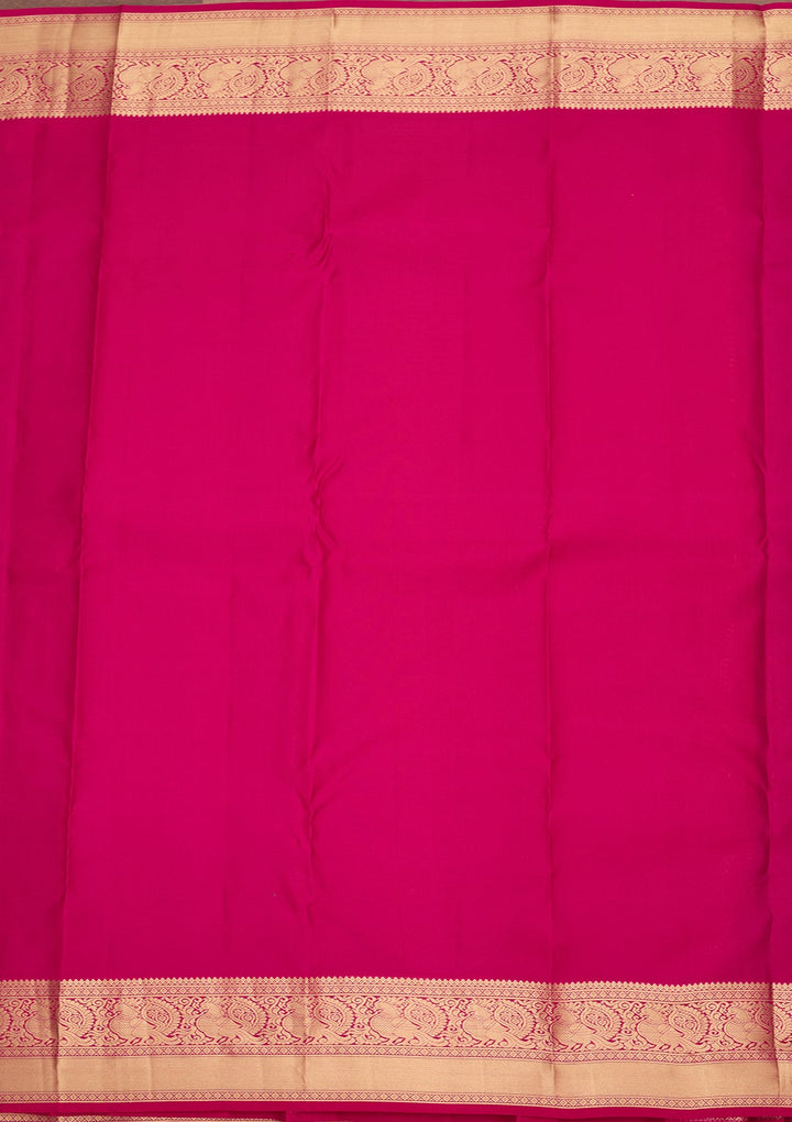 Purple Kanjivaram Pure Silk Saree