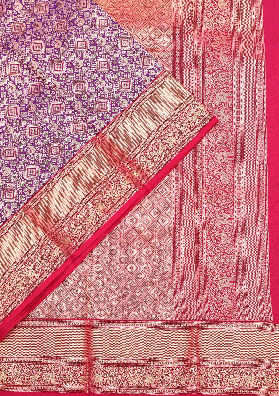 Royal Blue Zariwork Pure Silk Saree