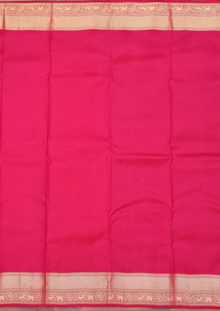 Royal Blue Zariwork Pure Silk Saree