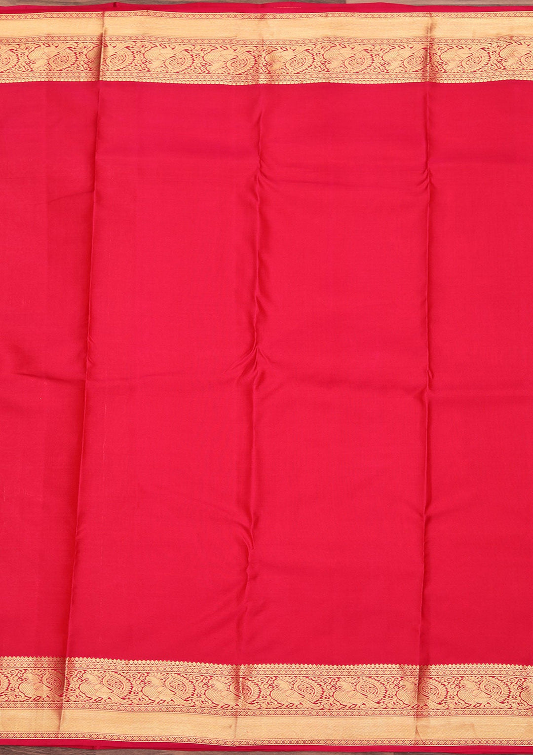 Red Zariwork Pure Silk Saree-koskii