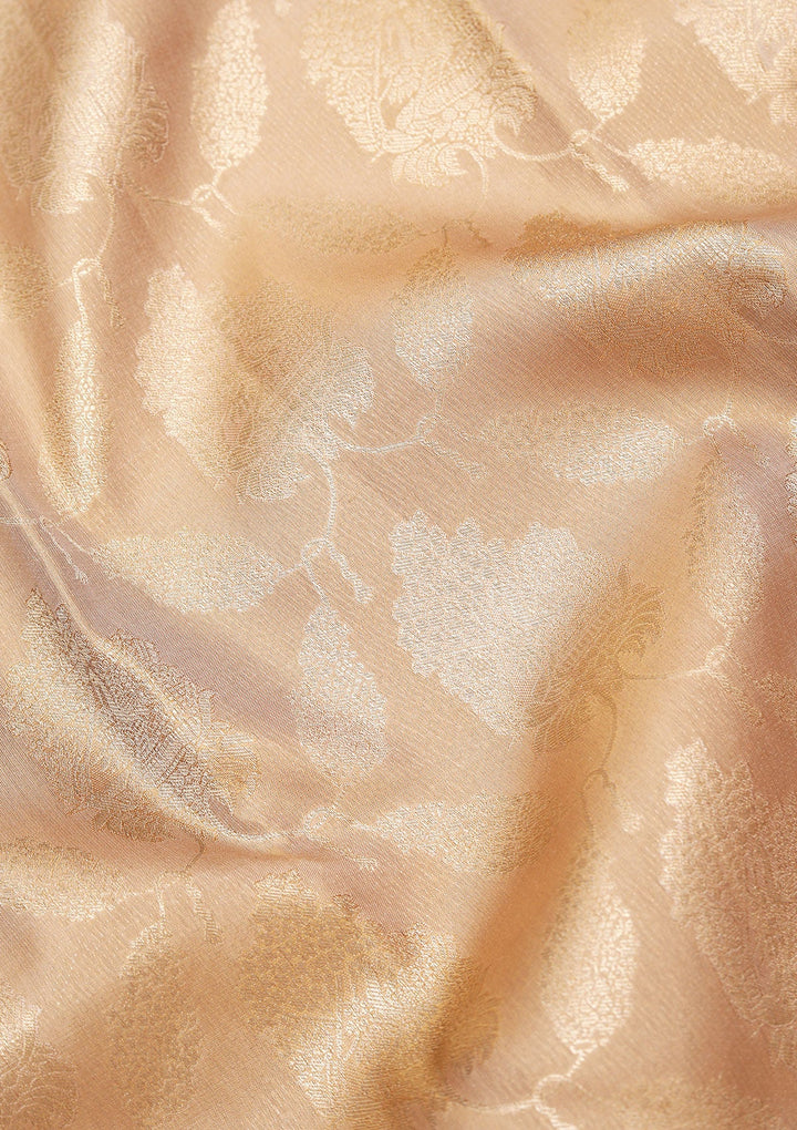Mehendi Zariwork Pure Silk Saree