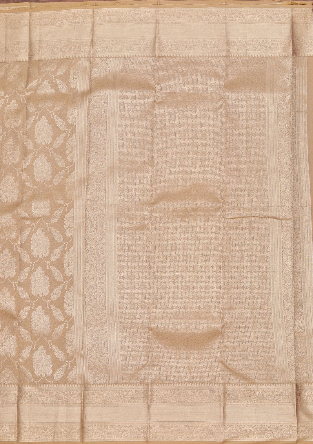 Mehendi Zariwork Pure Silk Saree