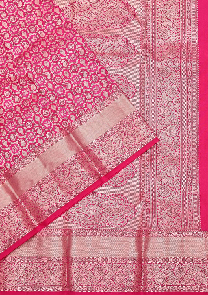 Purple Zariwork Pure Silk Saree
