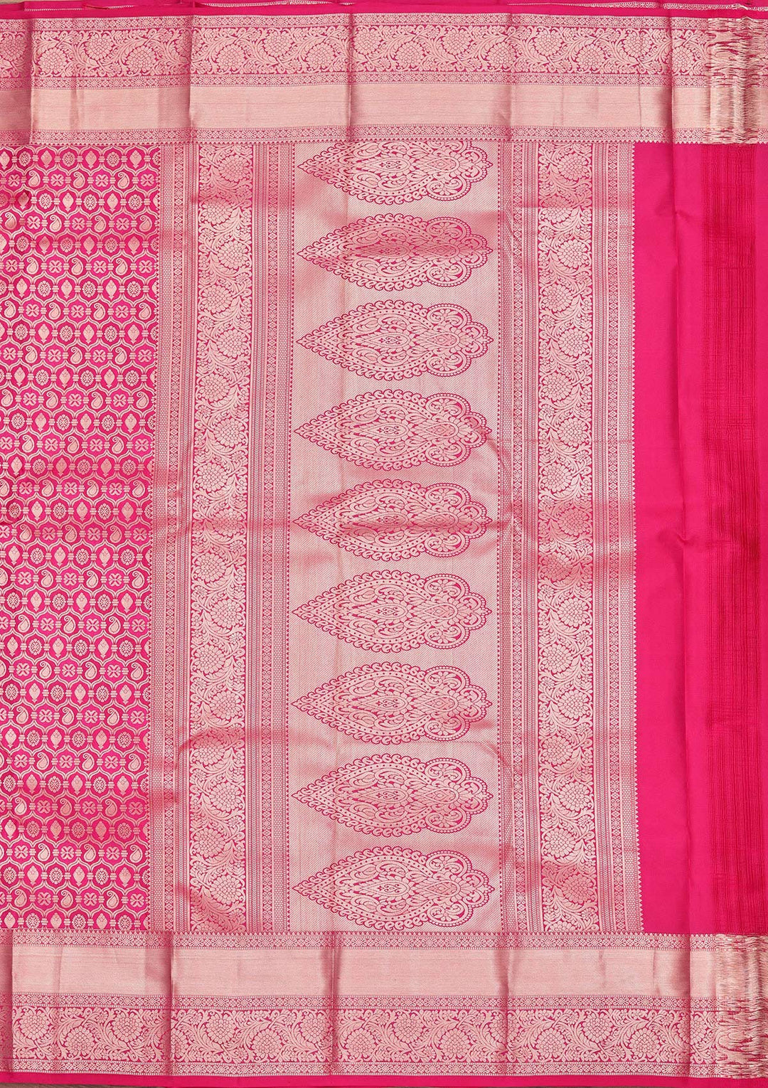 Purple Zariwork Pure Silk Saree