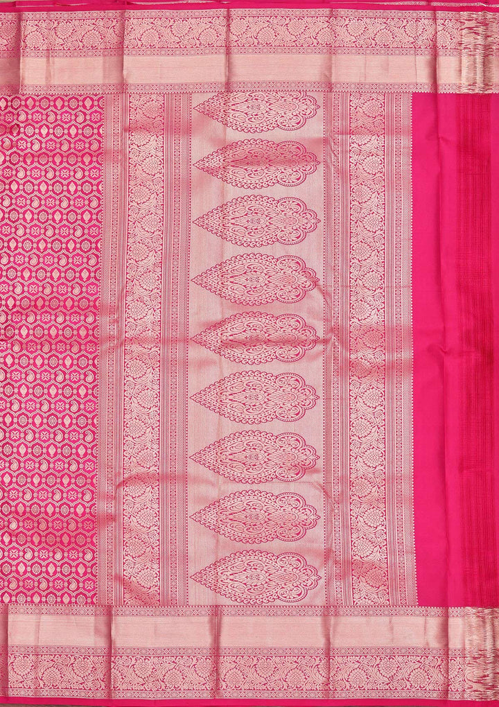 Purple Zariwork Pure Silk Saree