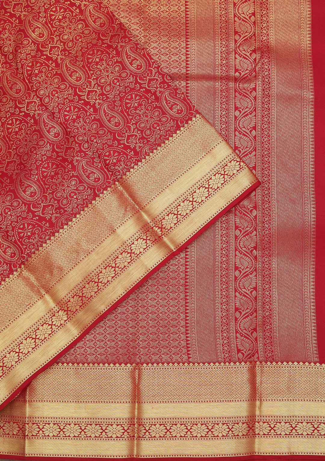 Maroon Zariwork Pure Silk Saree
