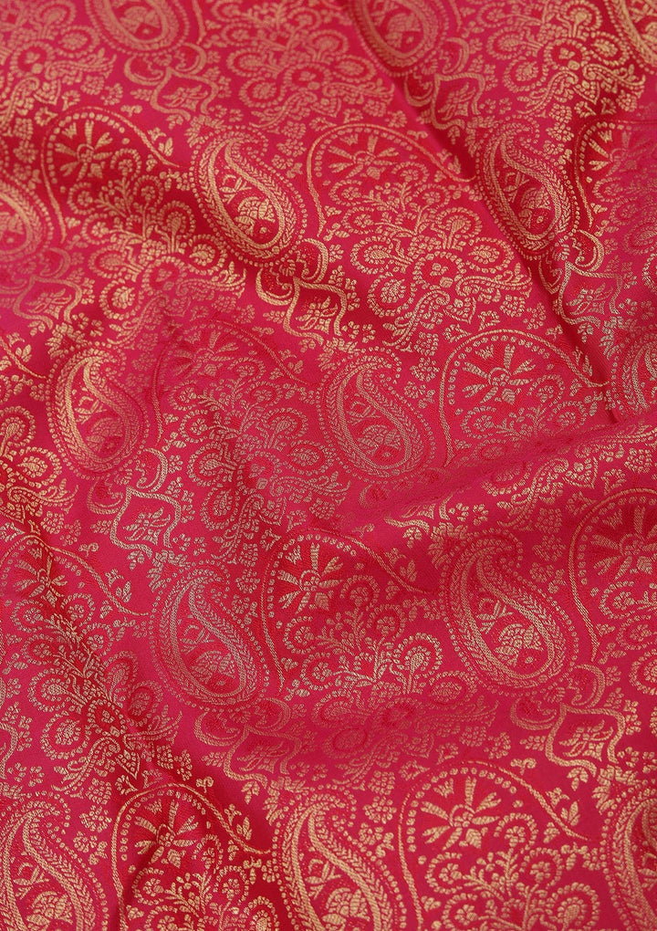 Red Zariwork Pure Silk Saree