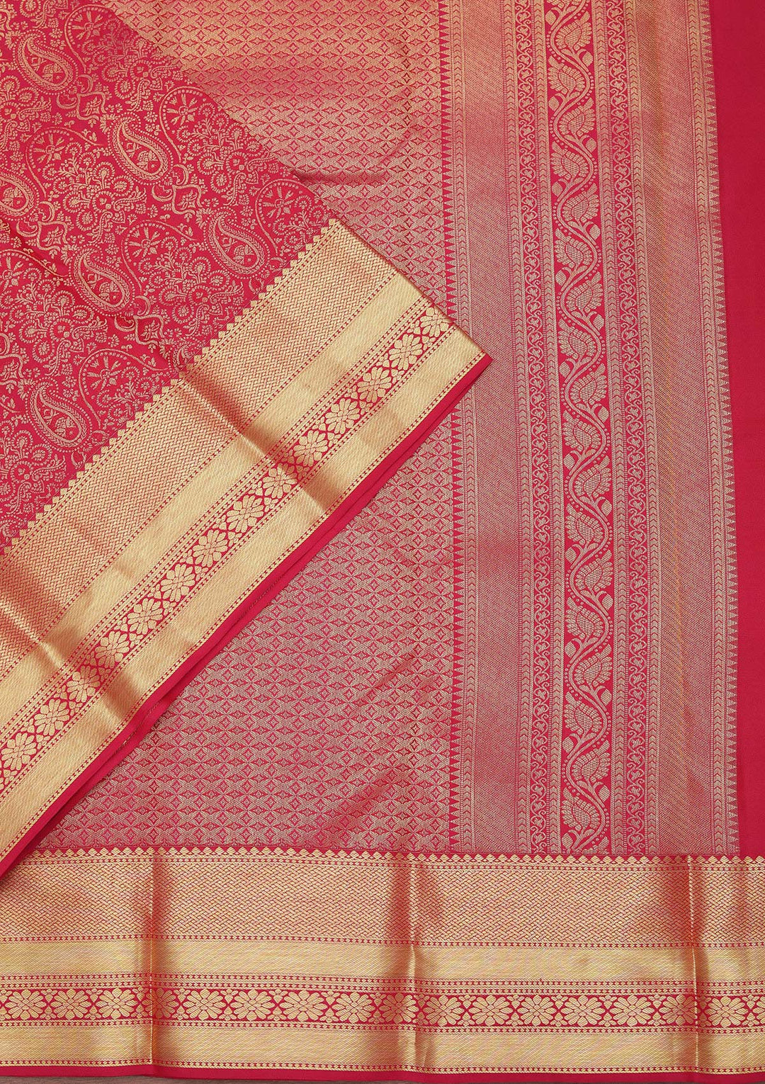 Red Zariwork Pure Silk Saree