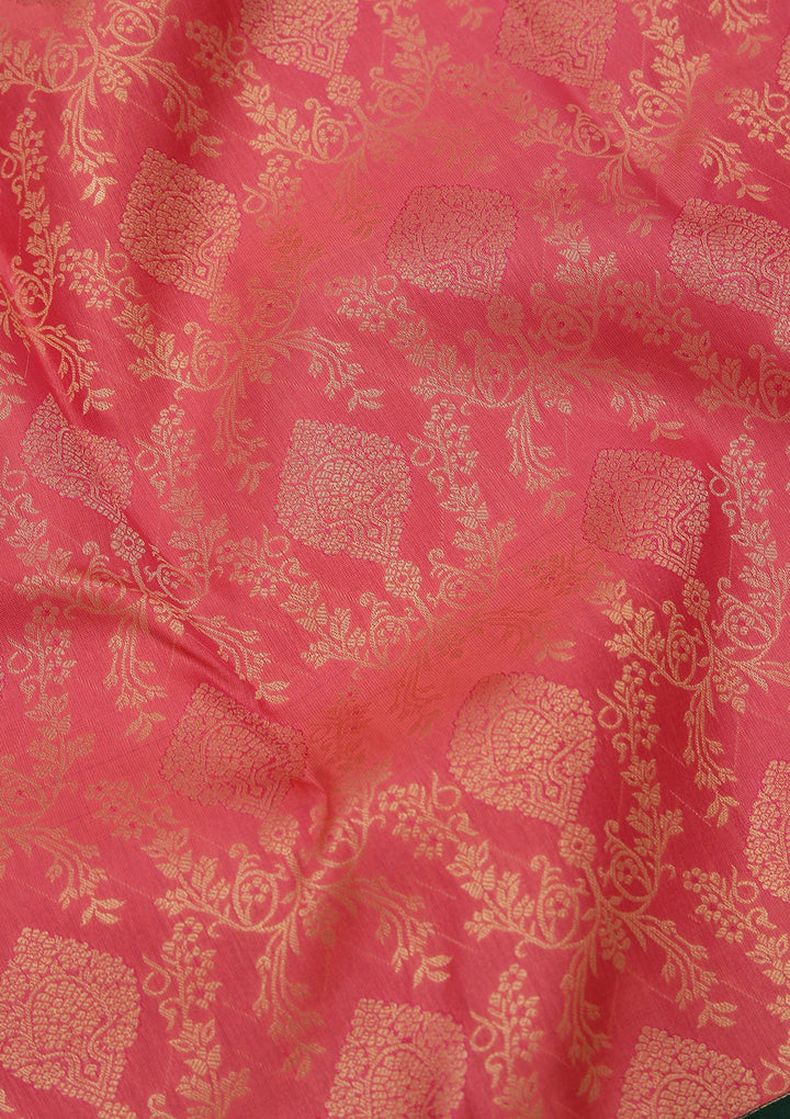 Pink Zariwork Pure Silk Saree