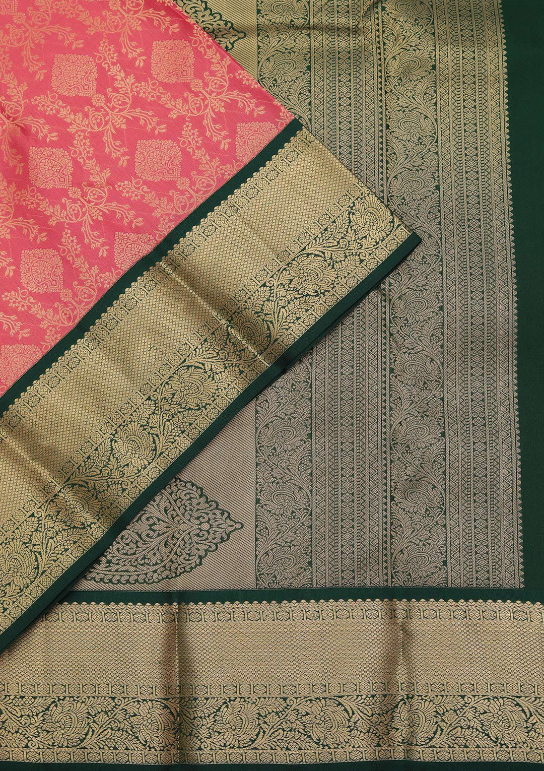 Pink Zariwork Pure Silk Saree