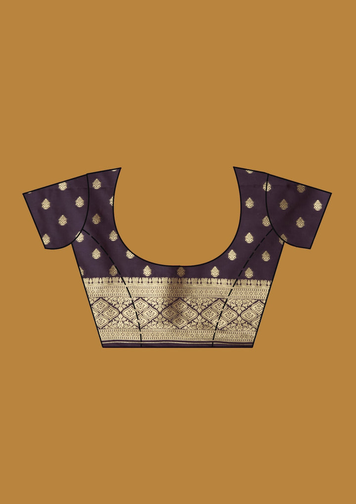 Black Zariwork (Gold) Art Silk Silk Saree