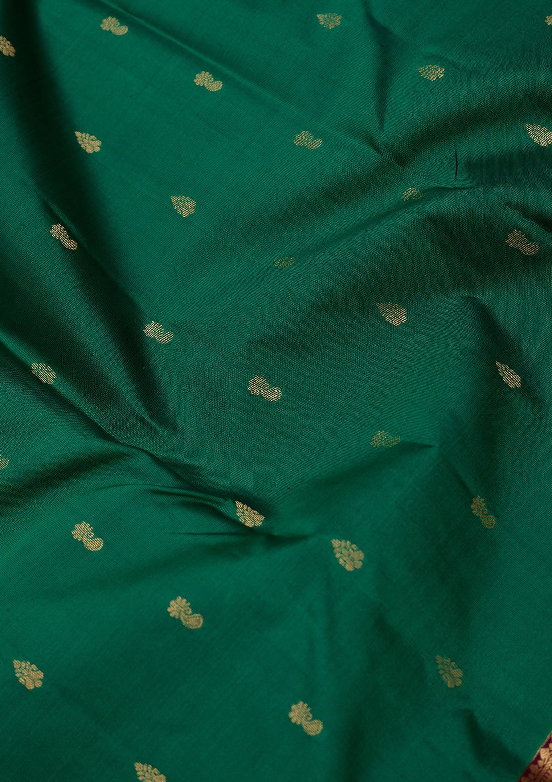 Rama Green Zariwork (Gold) Pure Silk Silk_Saree