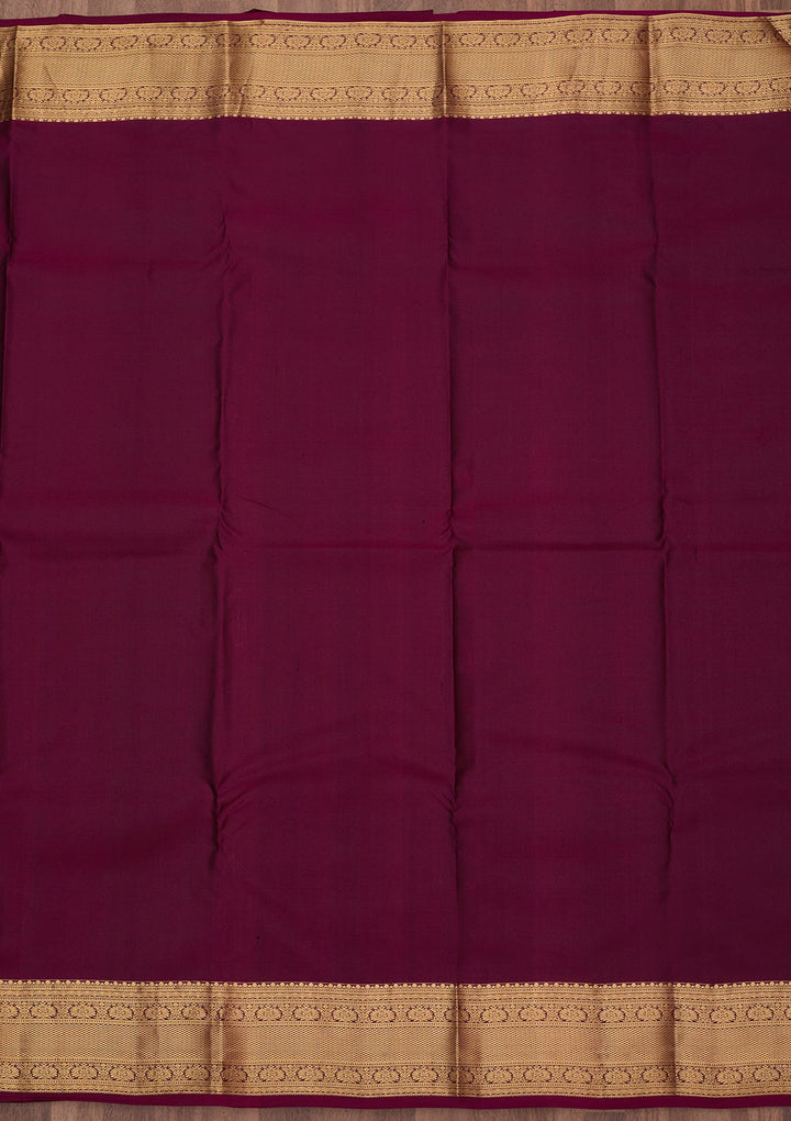 Rama Green Zariwork (Gold) Pure Silk Silk_Saree