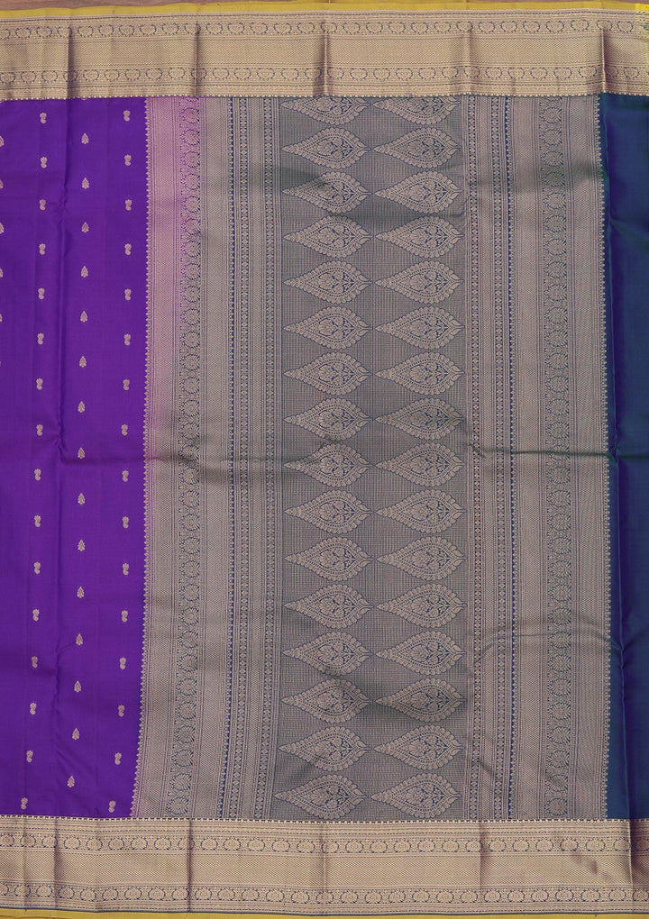 Violet Zariwork Pure Silk Saree