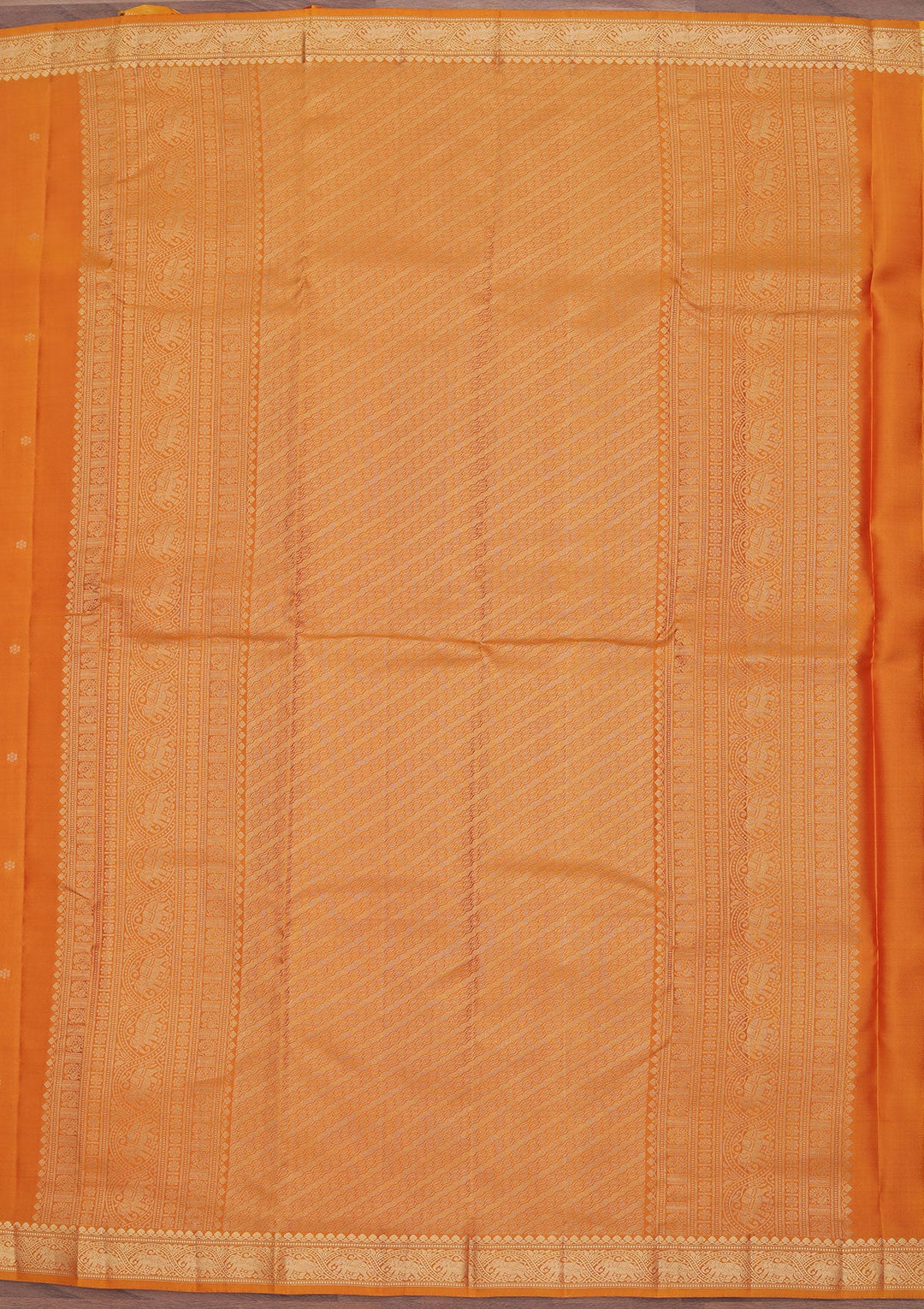 Mustard Zariwork Pure Silk Saree