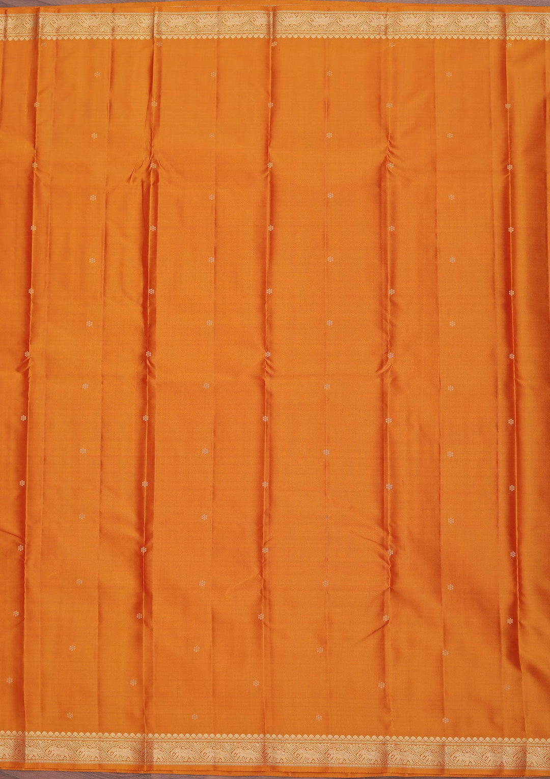 Mustard Zariwork Pure Silk Saree