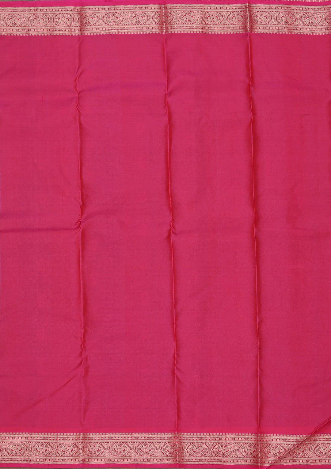 Peacock Green Zariwork Pure Silk Saree