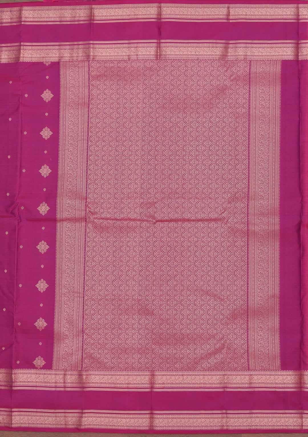 Wine Zariwork Pure Silk Saree