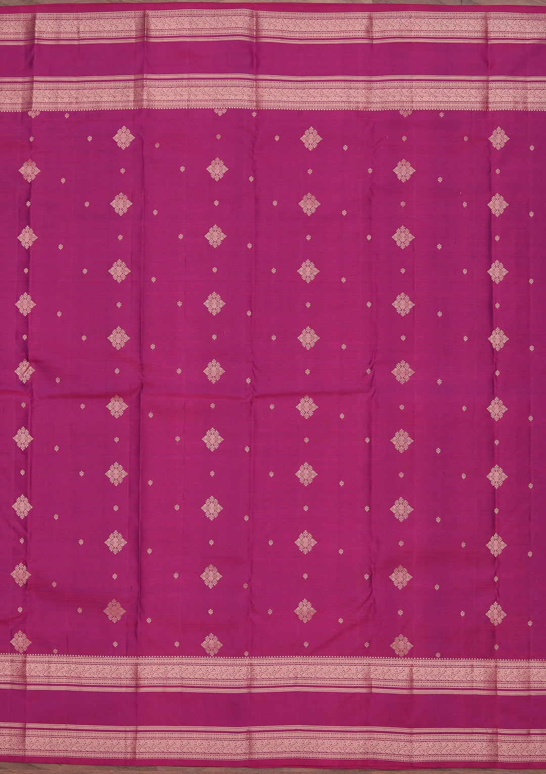 Wine Zariwork Pure Silk Saree